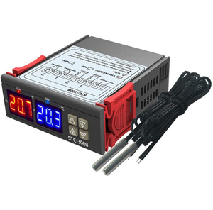 STC-3008デュアルディスプレイデュアル温度コントローラーインテリジェント温度コントローラー調整可能スイッチ - Product Image 1