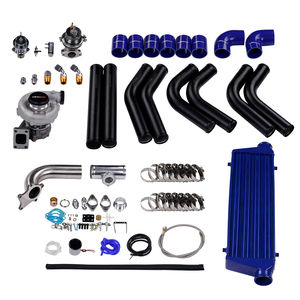 Maxpeedingrods T3 T4 T04E 1.5-3.0L用ユニバーサルターボウエストゲートインタークーラーパイプゲージキット