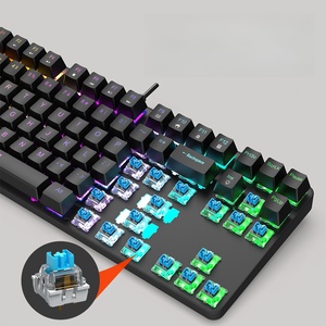 Teclado Mecánico Personalizado de 87 Teclas para Pc, Teclado Retroiluminado con Cable Usb para Juegos - Product Image 4