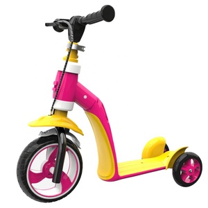 3 Wheel <strong>Scooter</strong> Ride-On Balance Trike 2-in-<strong>1</strong> Adjustable for 2, 3, 4, <strong>5</strong>, 6 Year Multi-function Baby <strong>Scooter</strong> - Product Image 1