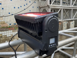 ไฟแฟลชแบบหมุนได้สำหรับดีเจดิสโก้ไฟ LED 480*0.5W RGB 3 in 1แบบไร้สาย - Product Image 2