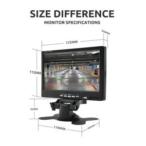 Car Rear <strong>View</strong> <strong>Camera</strong> 7&quot; HD Monitor Trailer 9-36V LED Waterproof <strong>Camera</strong> with Screen <strong>Easy</strong> Installation for Truck Parking - Product Image 5