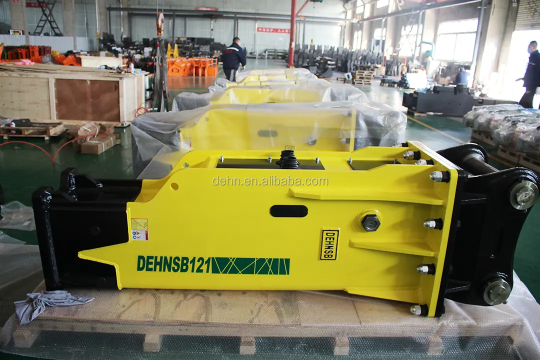 Dehn1550 Bouwmachines Hydraulische Breker Gelegeerd Staal Betrouwbare Apparatuur Eenvoudig Onderhoud