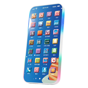 HY Toys Tiktok, el mismo teléfono móvil táctil recargable, juguetes para niños, Máquina Inteligente de aprendizaje de Educación Temprana, educación para bebés - Product Image 1