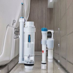 Alta Qualidade Duplo Flush Válvulas Kit Cabo-Escondido ABS Controle De Cisterna De Plástico WC Tanque Encaixe Acessórios Do Banheiro