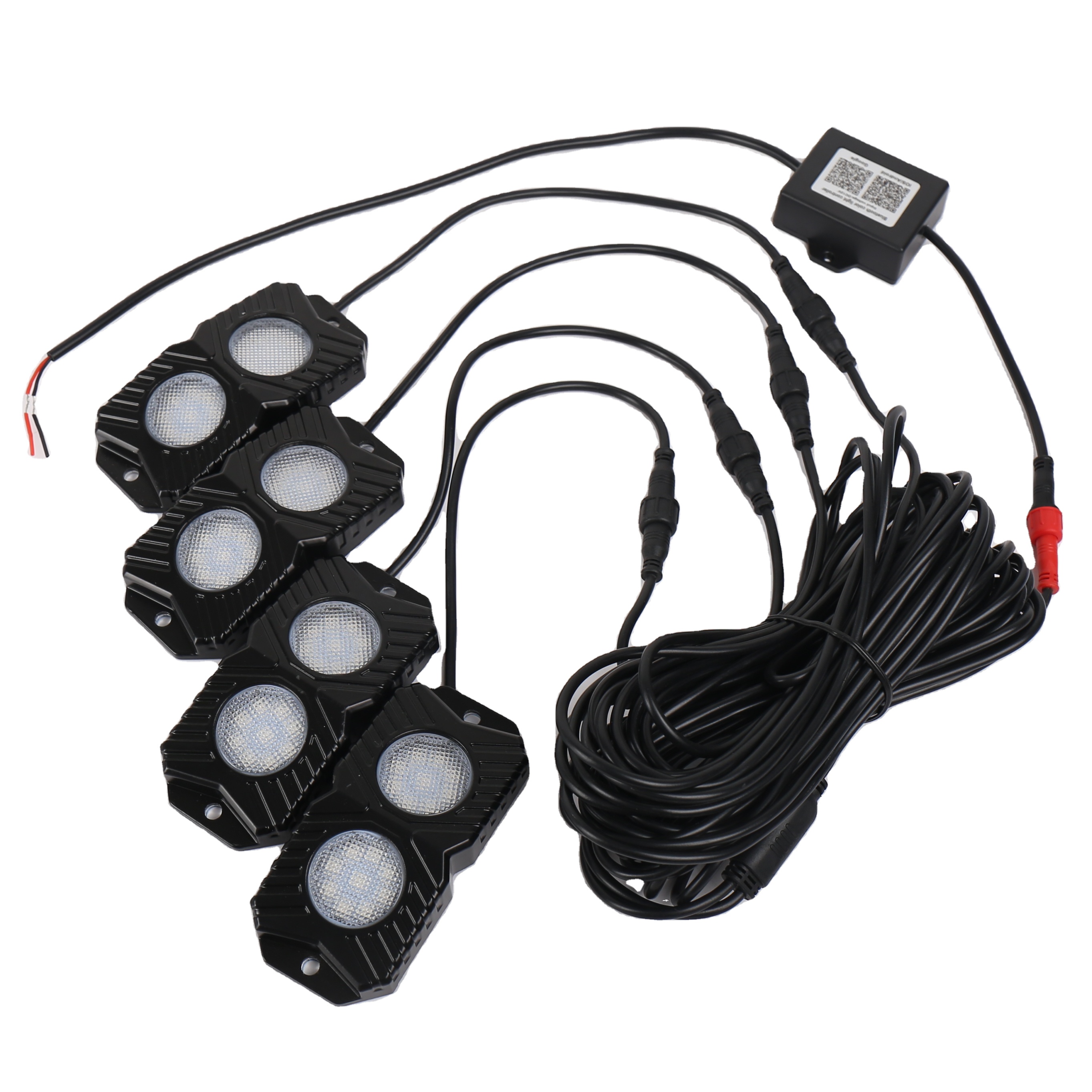 Lumière de roche de 4 pods RGBW LED