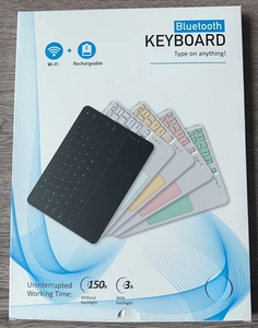 Teclados Punk Touch 78 teclas Teclado inalámbrico recargable con panel táctil para teclado de tableta - Product Image 6