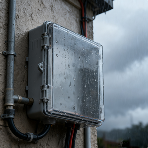 Hộp nối nhựa, hộp chống thấm nước, khóa chốt kim loại, Tấm đế khóa, IP67, PC ABS, vỏ điện ngoài trời - Product Image 5