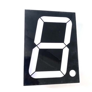 4 Zoll 1-stellige 7-Segment-LED-Anzeige Rotlicht-LED-Anzeigen Bildschirme Zeit zähler Digitale Beschilderungen