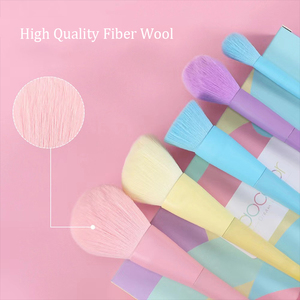 17pcs Macaron Color High Quality Vegan Professional Makeup <strong>Brushes</strong> Set Private Label Concealer and Shaving <strong>Brush</strong> for Face Lips - Product Image 3
