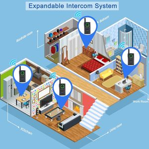 Intercomunicador inalámbrico de mano, sistema de guía turístico, habitación de Hotel al aire libre, transceptor de comunicación para el hogar, Mini Walkie Talkie Ptt Real - Product Image 4