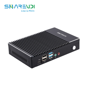 Kosten günstige Aluminium gehäuse Mini-PC-Unterstützung Linux Ubuntu Window11 mit WLAN VGA HD-MI Dual-Display-Mini-PC-Industrie computer