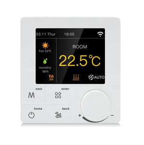 Termostato regolabile programmabile a risparmio energetico regolatore di temperatura digitale termostato display a colori - Product Image 4
