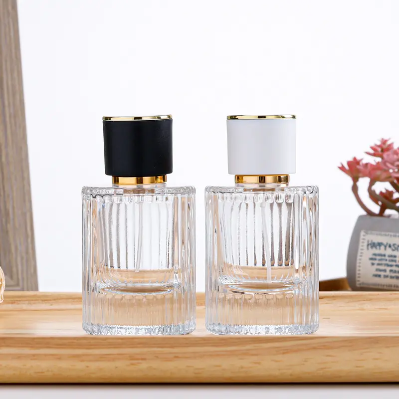 Wholesale Bulk Premium Empty 30ml 50ml 100ml Glass Travel Spray Perfume Bottles With Oem Lids