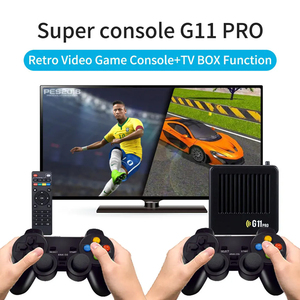 G11 Pro HD Retro Arcade Videospiel box TV-Stick Videospiel konsole Emulatoren 2.4G BT Wireless Dual <span class=keywords><strong>Controller</strong></span> 20000 Spiele