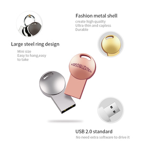 微笑金属高品质高速usb 2.0闪存驱动器磁盘外部计算机驱动器 - Product Image 4