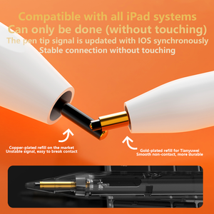 ユニバーサルマグネティックメタルスタイラスペンアクティブペン先互換ApplePencil Mini Lenovo Samsung Tablet IOS Windows Android - Product Image 4