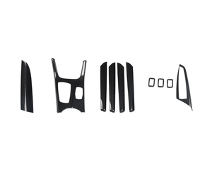 9pcs BM W11-16 X3X4 F25F26 Carbon Fiber Patch Source Factory Interior Modified Shift Frame Center Control Door Armrest - Product Image 1