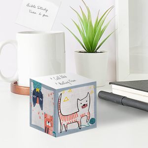 Memo Cube 750 hojas de papel Cube Sticky Notes 3 pulgadas Memo Pad Cube para oficina y hogar - Product Image 6