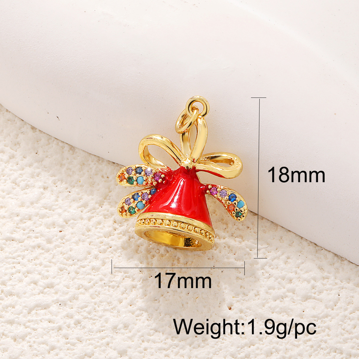 Red bell - gold