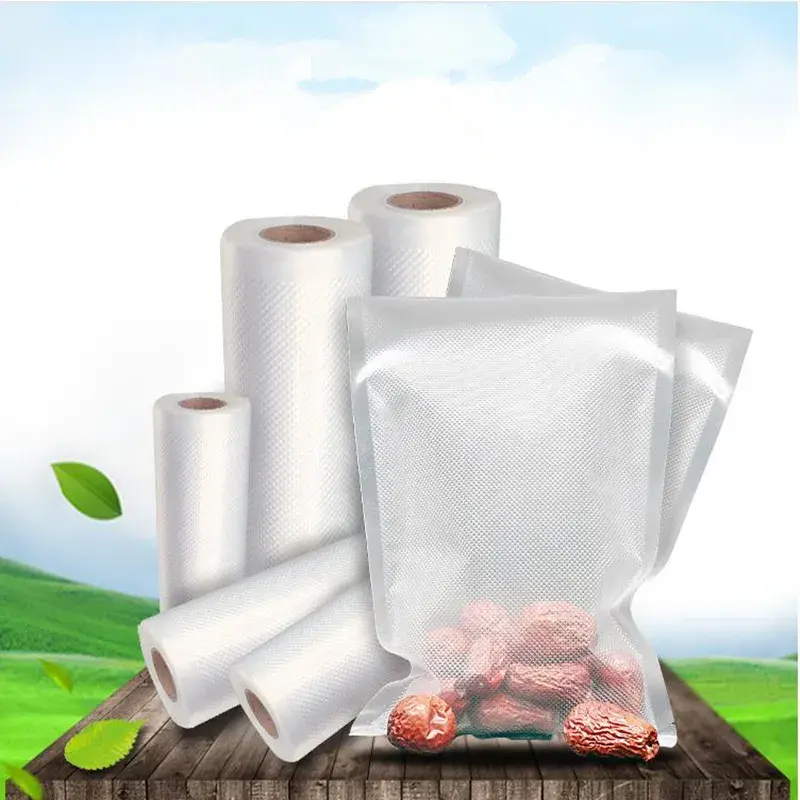 من المصنع مباشرة كيس تخزين بلاستيك شفاف آمن على الغذاء أكياس مفرغة للطعام