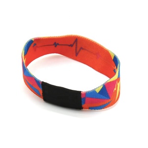 Su misura monouso NFC braccialetti con tessuto elasticizzato e mini QR code tag 13.56 MHz interfaccia di comunicazione RFID - Product Image 6