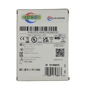 WAGOS 750-554 Módulo controlador PLC Sistema de E/S original 750 554 WAGOS Salida analógica 2AO Módulo PLC Módulo analógico 750-554 WAGOS - Product Image 1
