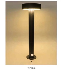 Matt Brown Color <strong>800mm</strong> Height Outdoor Landscape Post 12W <strong>Led</strong> <strong>Bollard</strong> <strong>Light</strong>