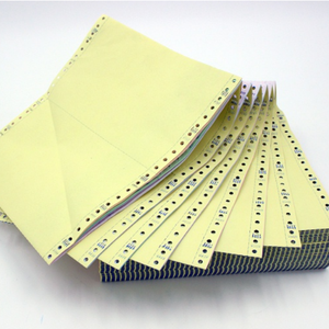 Papel de impresión continua para ordenador de fabricante, papel de copia sin carbón de 1-6 capas, papel sin carbón NCR de forma continua para ordenador