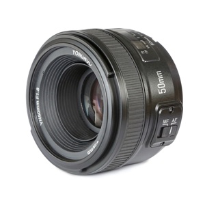 Top New Original <strong>YONGNUO</strong> YN50MM D3300 D5300 <strong>D5100</strong> D750 50mm F1.8 Lens Large Aperture Auto Focus Lens for Nikon DSLR
