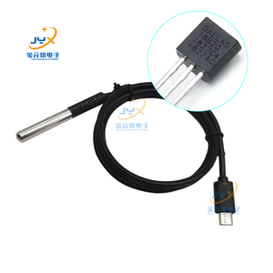6*50MM 1M digital Dallas 18b20 sensor de temperatura DS18B20 sensor - Product Image 5