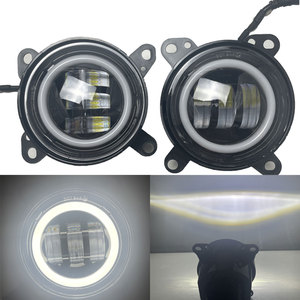 Otomatik aydınlatma sistemleri 12v 24v 4 inç led sis farları ile melekler gözler far için DAF XF105 led ışık otomobil kamyon için - Product Image 6