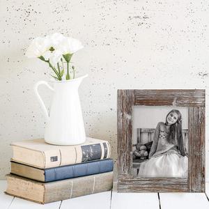 Rustik çiftlik evi sıkıntılı resim çerçevesi-bitmemiş ahşap fotoğraf çerçevesi 8x10 inç - Product Image 6