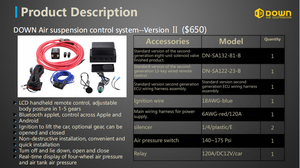 <strong>Basic</strong> Model Pressure <strong>Sensor</strong> Car Air Suspension Control App Control 5 Memory Edition Control Unit Air Suspension Management - Product Image 3