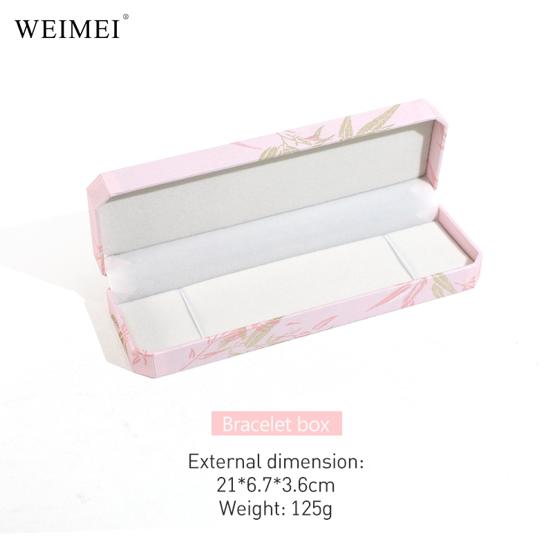 Caja de pulsera rosa