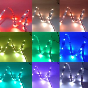 Luce natalizia impermeabile IP65 RGB flessibile telecomandato 5050 striscia intelligente striscia LED - Product Image 4