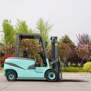 2.5 Ton elettrico Stacker carrello elevatore nuovo sedile operatore fattoria/magazzino 3 metri capacità di sollevamento carico e scaricare sinistra e destra - Product Image 3