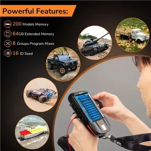 Radiolink RC8X 2.4G 8-Channel <strong>Remote</strong> Control with 4.3inch LCD Touch Screen Compatible with TBS CRSF R8FG R4FGM for RC Devices - Product Image 3