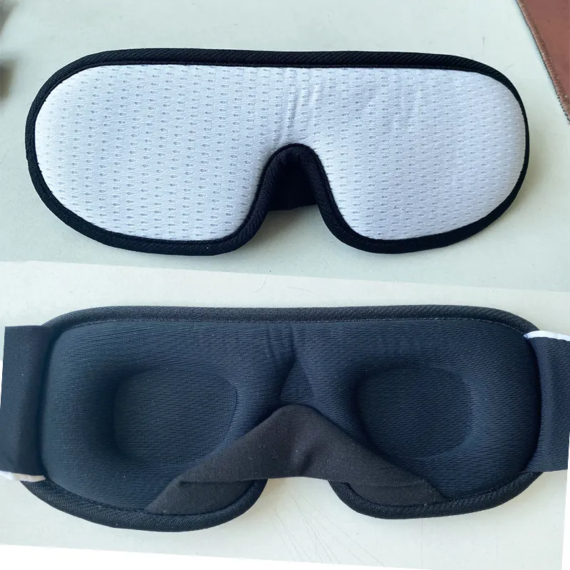 Maschera per gli occhi in memory foam sagomata 3D 100% maschera per gli occhi oscurante 3D