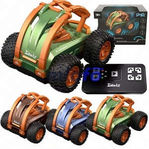 360 Degree Rotating Auto Demonstration <strong>LED</strong> Car Lights Lighted Remote Control Cool <strong>RC</strong> Drift Toys with USB Cable Included - Product Image 1