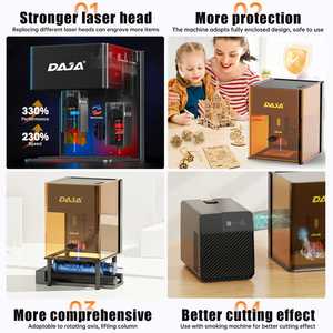 DAJA Mini DJ6 Pro 5 Вт/10 Вт/1 Вт широкоформатный логотип Pets Tag Bec мобильный лазерный гравировальный станок для бутылки с водой - Product Image 5