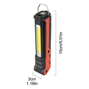 Luz DE TRABAJO LED aprobada Luz DE TRABAJO recargable Luz DE TRABAJO COB con base magnética - Product Image 3