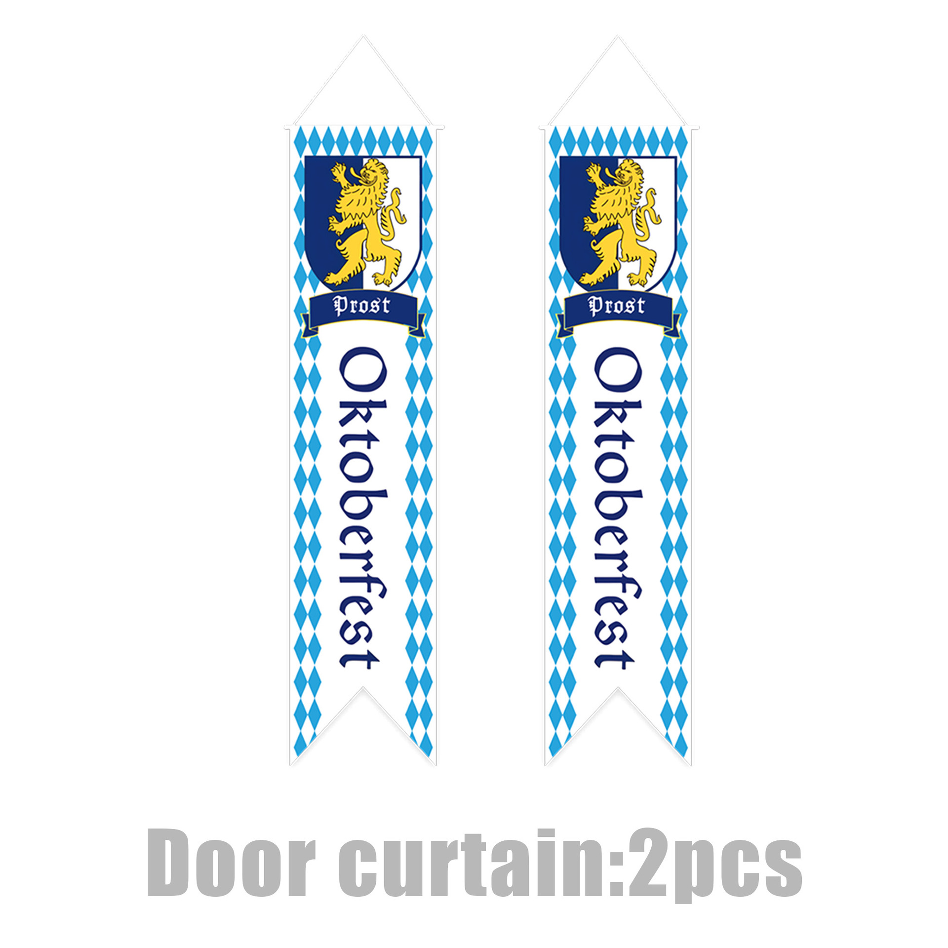 Panneau de porte bleu-1 paire