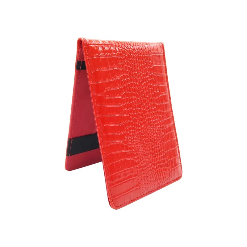 Cubierta de cuero PU para libro de Golf, cubierta de cuero sintético con patrón de cocodrilo para libros de Golf