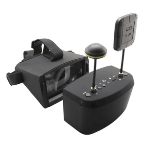 LS-800D FPV g0gles与DVR 5.8G 40CH 5英寸800x480分集视频耳机内置电池头跟踪器RC FPV赛车无人机 - Product Image 2