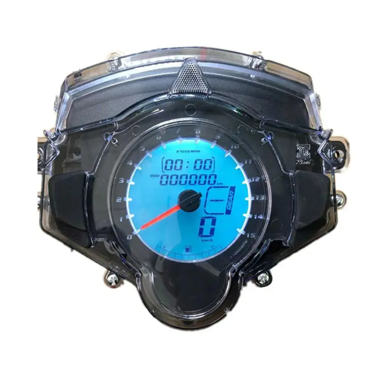 Instrumen Pengukur Kecepatan NO.21 LED LCD Speedometer Digital Odometer Tachometer Harga Kompetitif Suku Cadang Sepeda Motor Banyak