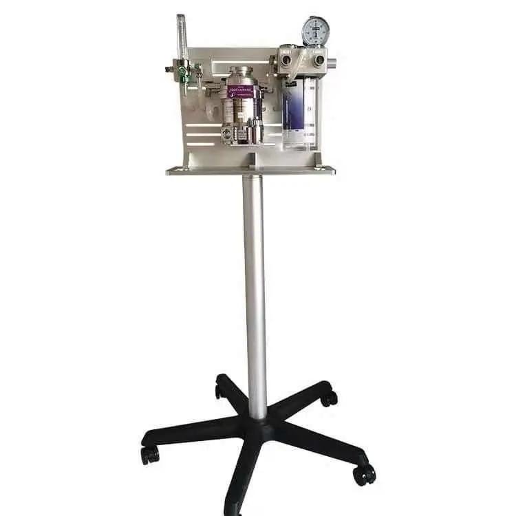 Máquina de anestesia veterinaria, dispositivo de vaporizador de anestesia de alta precisión para mascotas y veterinarios pequeños, para el segundo y el segundo