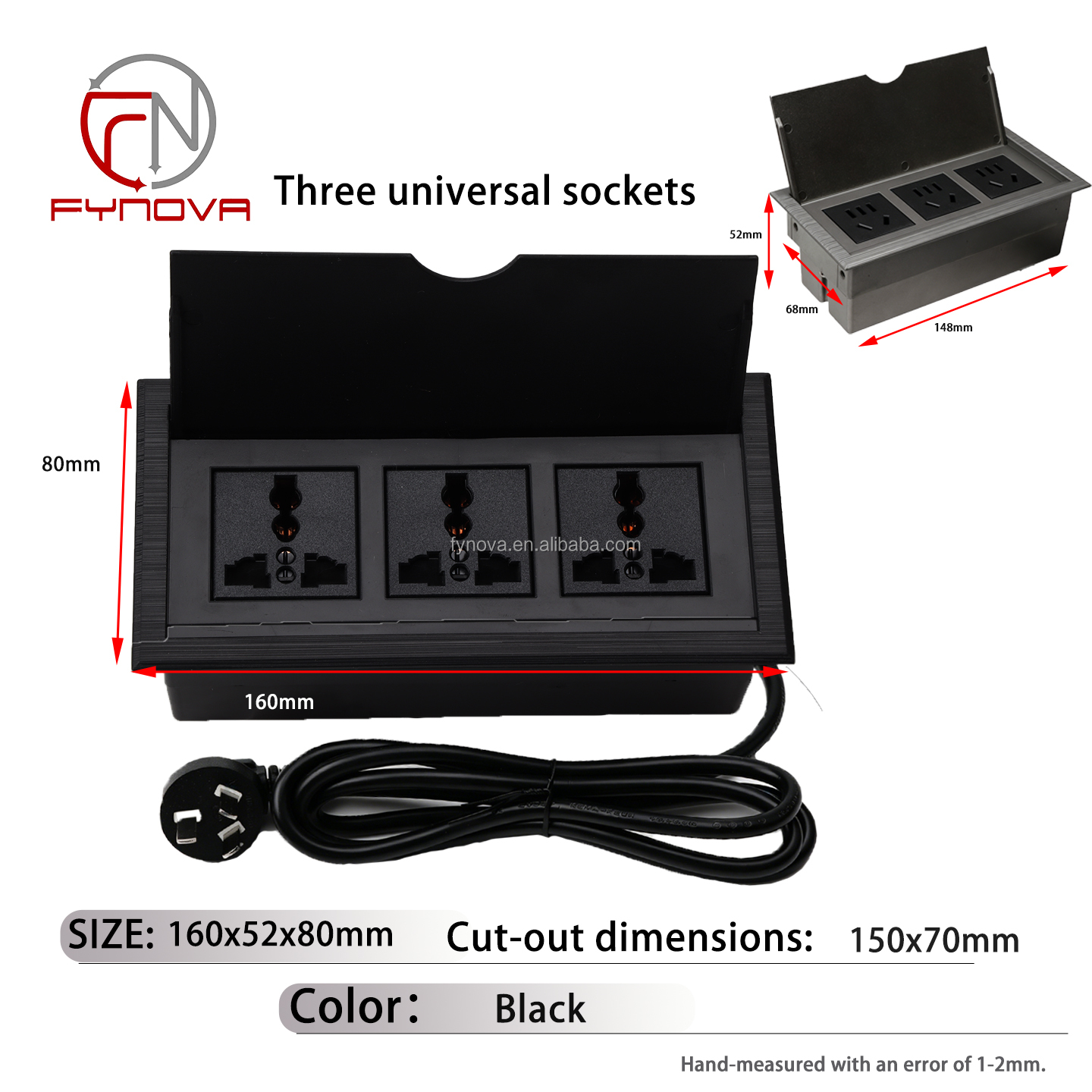 Negro, 3 tomas universales