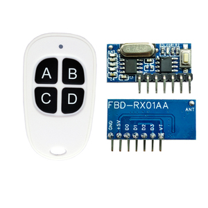 433Mhz codice di apprendimento supereterodina Rf Wireless a lungo raggio trasmettitore e ricevitore modulo telecomando apriporta - Product Image 1