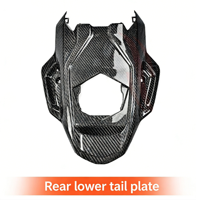 Rear lower plate for M version